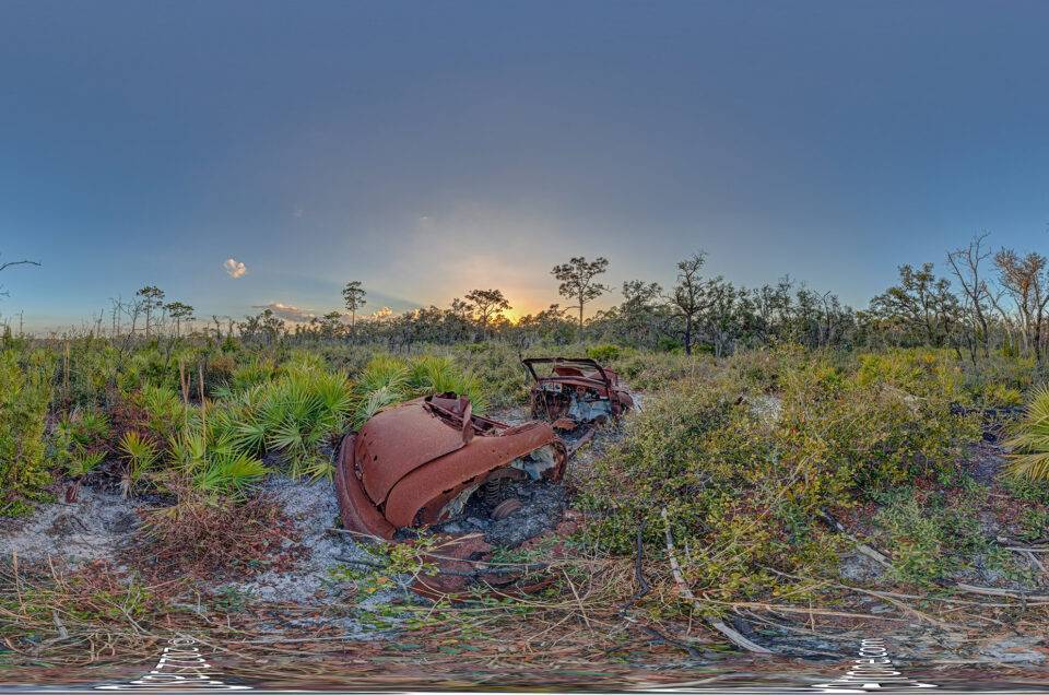 Abandoned Vehicle in Bull Creek