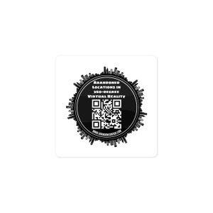 Bubble-free stickers (Abandoned in 360 QR Logo)