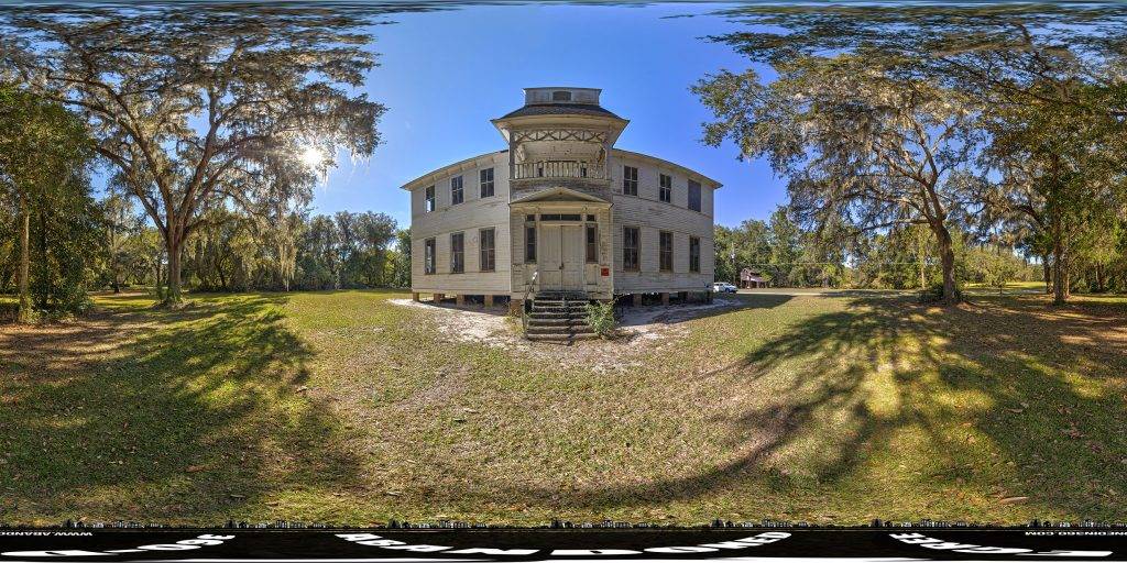 A 360-degree panoramic look outside the historic Rochelle School House that closed in 1935. 