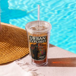 Urban Explorer 4 (Clear plastic tumbler) - Image 3