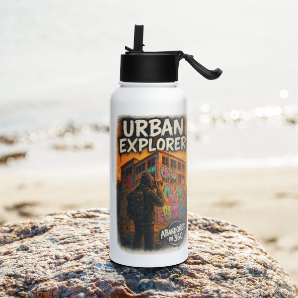 Urban Explorer 4 (Stainless steel water bottle with a straw lid)
