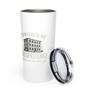 I'd Rather Be Trespassing 1 (Tapered stainless steel tumbler) - Image 4