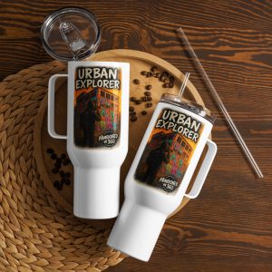 Urban Explorer 4 (Travel mug with a handle)