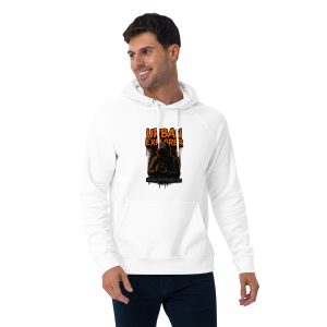 Urban Explorer 3 (Unisex eco raglan hoodie) - Image 5