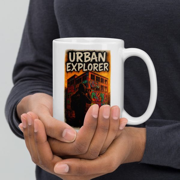 Urban Explorer 4 (White glossy mug)