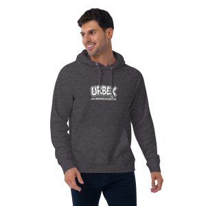 Urbex 1 (Unisex eco raglan hoodie) - Image 3