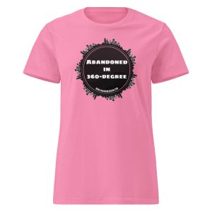 Abandoned in 360 logo (Women’s basic softstyle t-shirt) - Image 9