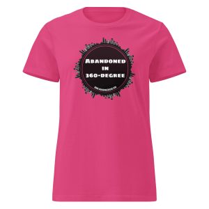 Abandoned in 360 logo (Women’s basic softstyle t-shirt) - Image 6