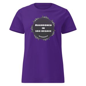 Abandoned in 360 logo (Women’s basic softstyle t-shirt) - Image 3