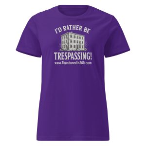 I'd Rather Be Trespassing 1 (Women’s basic softstyle t-shirt)