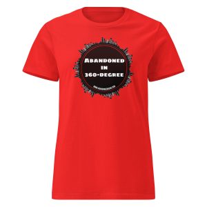 Abandoned in 360 logo (Women’s basic softstyle t-shirt) - Image 4