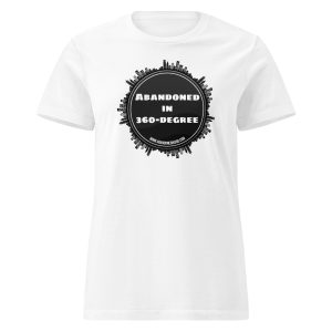 Abandoned in 360 logo (Women’s basic softstyle t-shirt) - Image 11