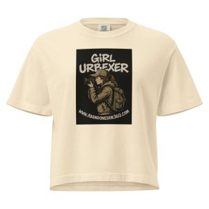 Girl Urbexer 2 (Women’s heavyweight boxy tee) - Image 4