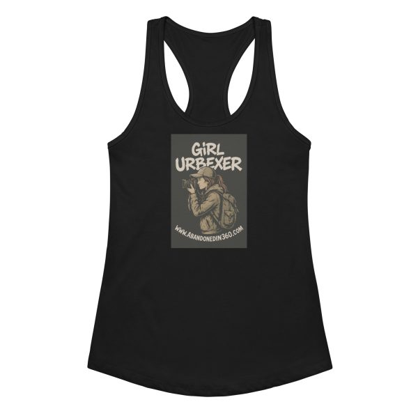 Girl Urbexer 2 (Women’s fitted racerback tank top)