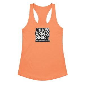 This Is My Urbex Shirt 1 (Women’s fitted racerback tank top) - Image 3