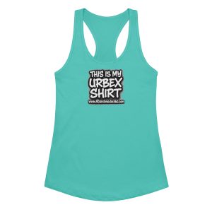 This Is My Urbex Shirt 1 (Women’s fitted racerback tank top) - Image 4