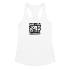 This Is My Urbex Shirt 1 (Women’s fitted racerback tank top) - Image 7