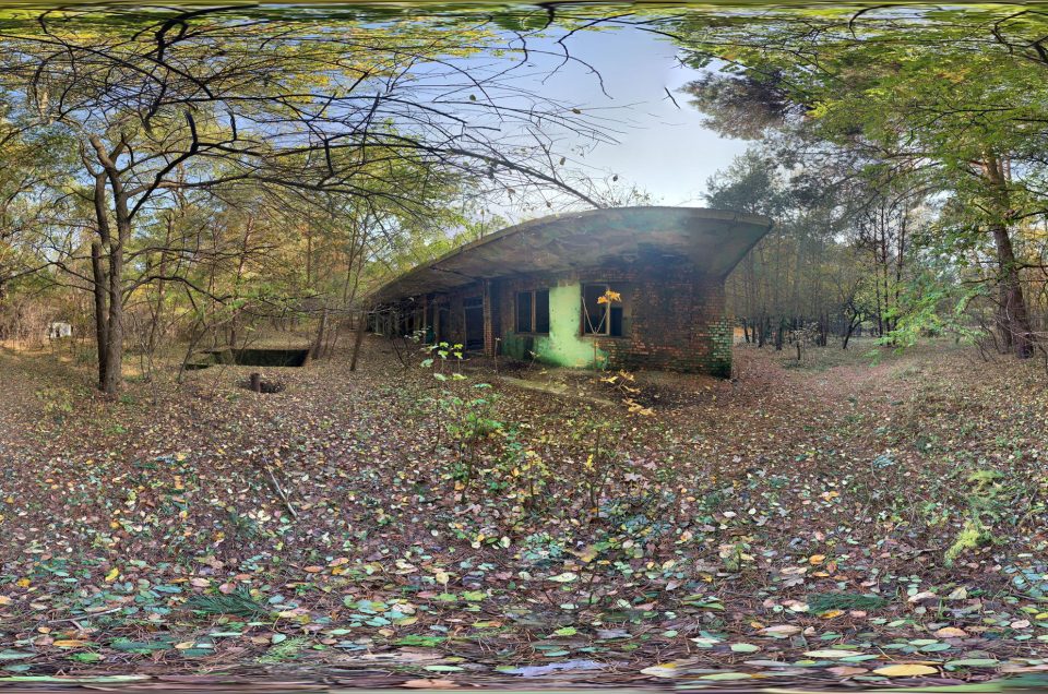 A 360-degree panoramic image captured at the Bromberg Dynamit Nobel AG Factory in Poland. Photograph by: Tomasz Sudoł
