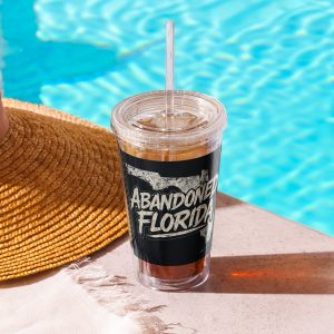 Abandoned Florida 1 (Clear plastic tumbler) - Image 3