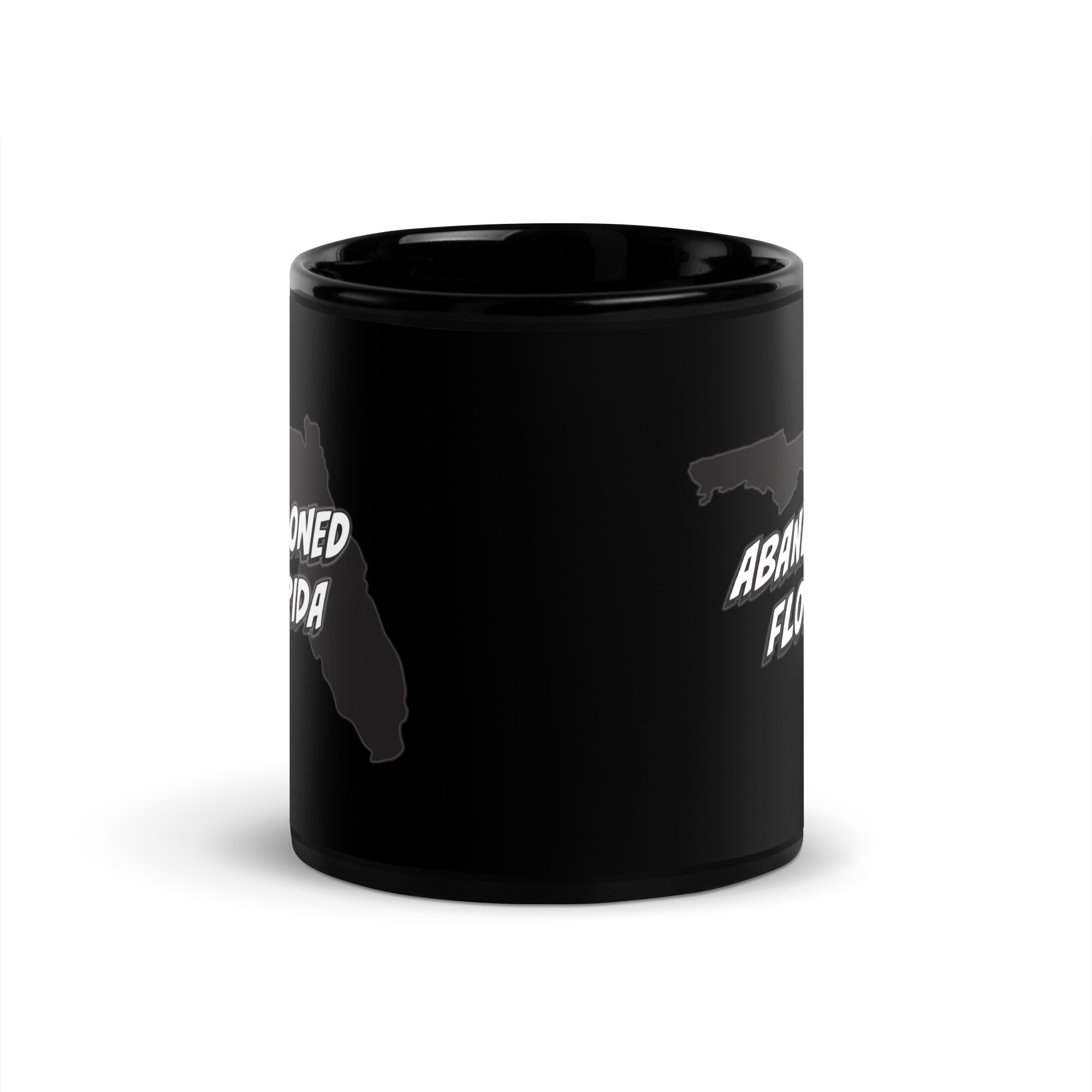 Abandoned Florida 1 (Black Glossy Mug) - Image 4