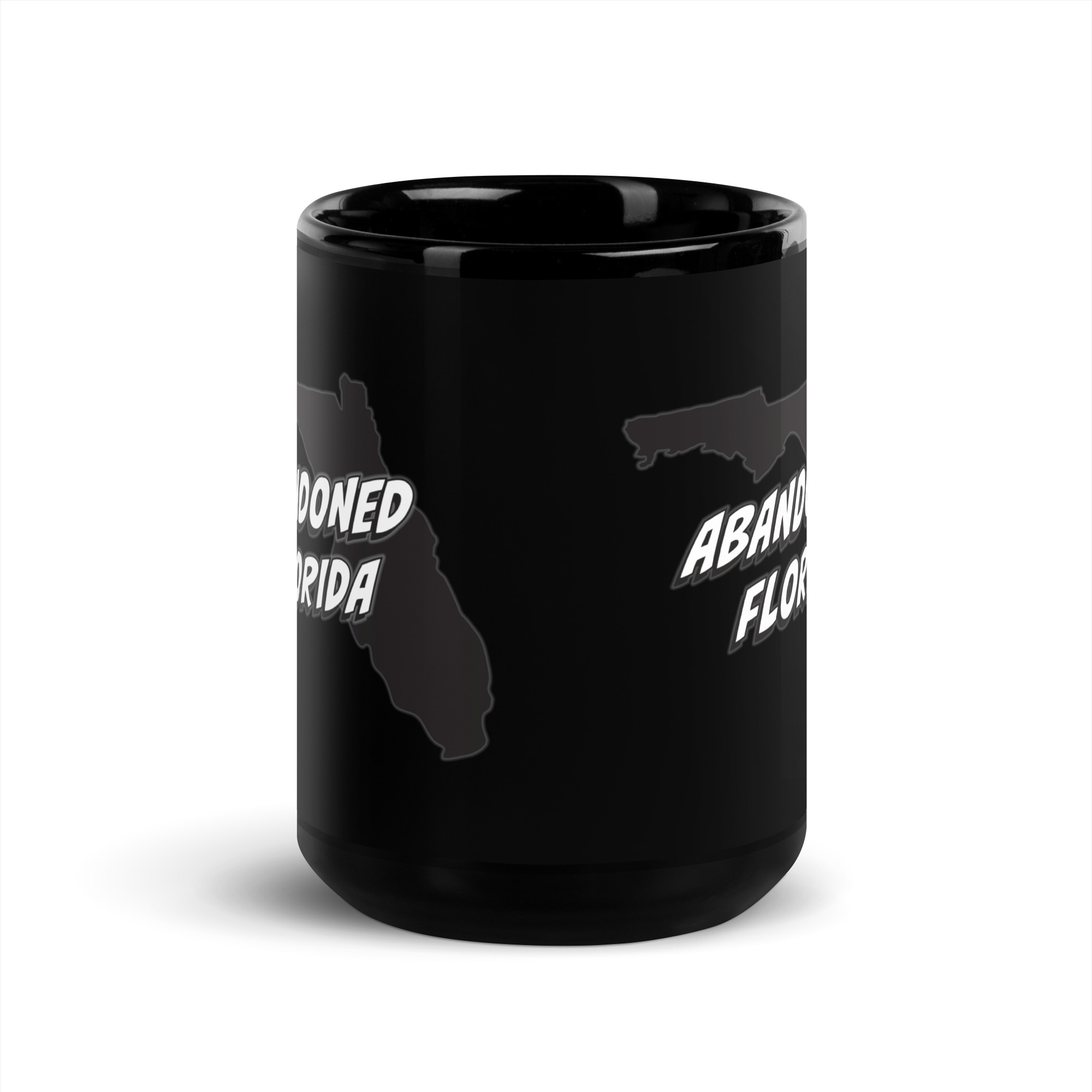 Abandoned Florida 1 (Black Glossy Mug) - Image 6