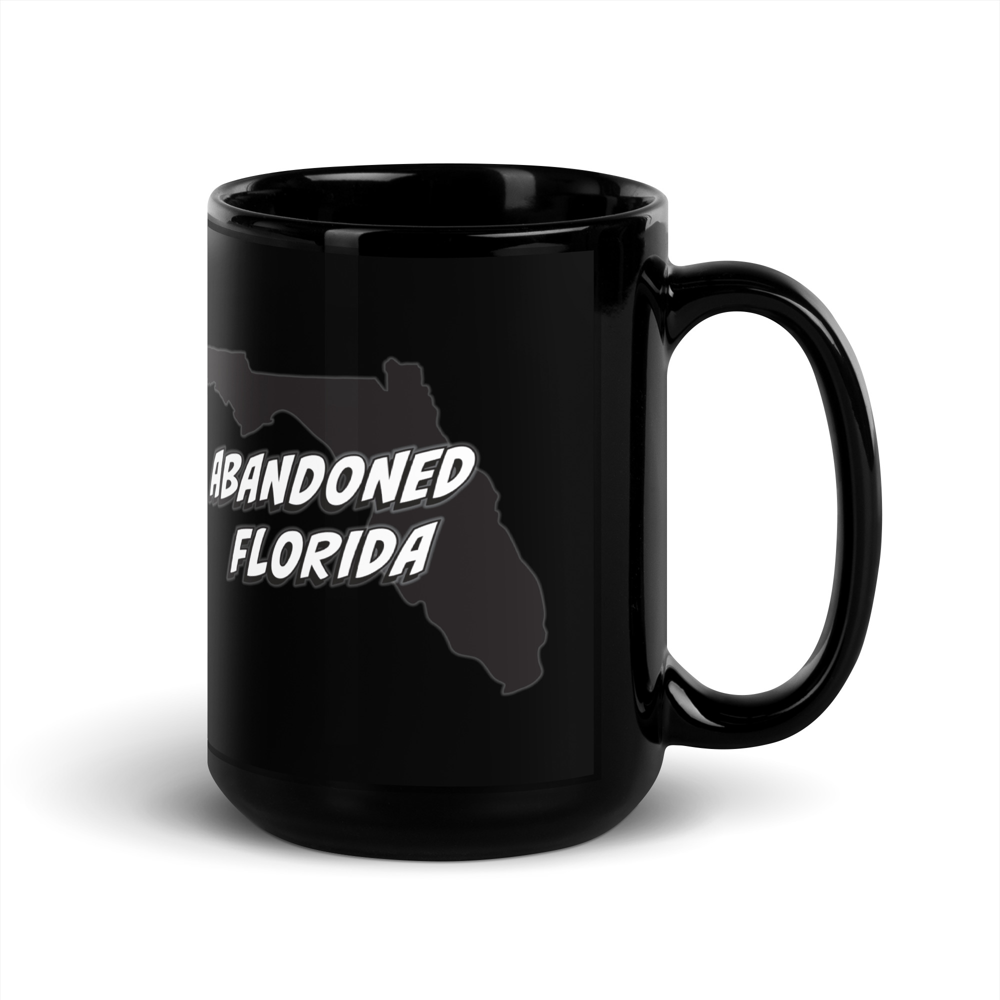 Abandoned Florida 1 (Black Glossy Mug)