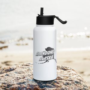 Abandoned Alaska 1 (Stainless steel water bottle with a straw lid)