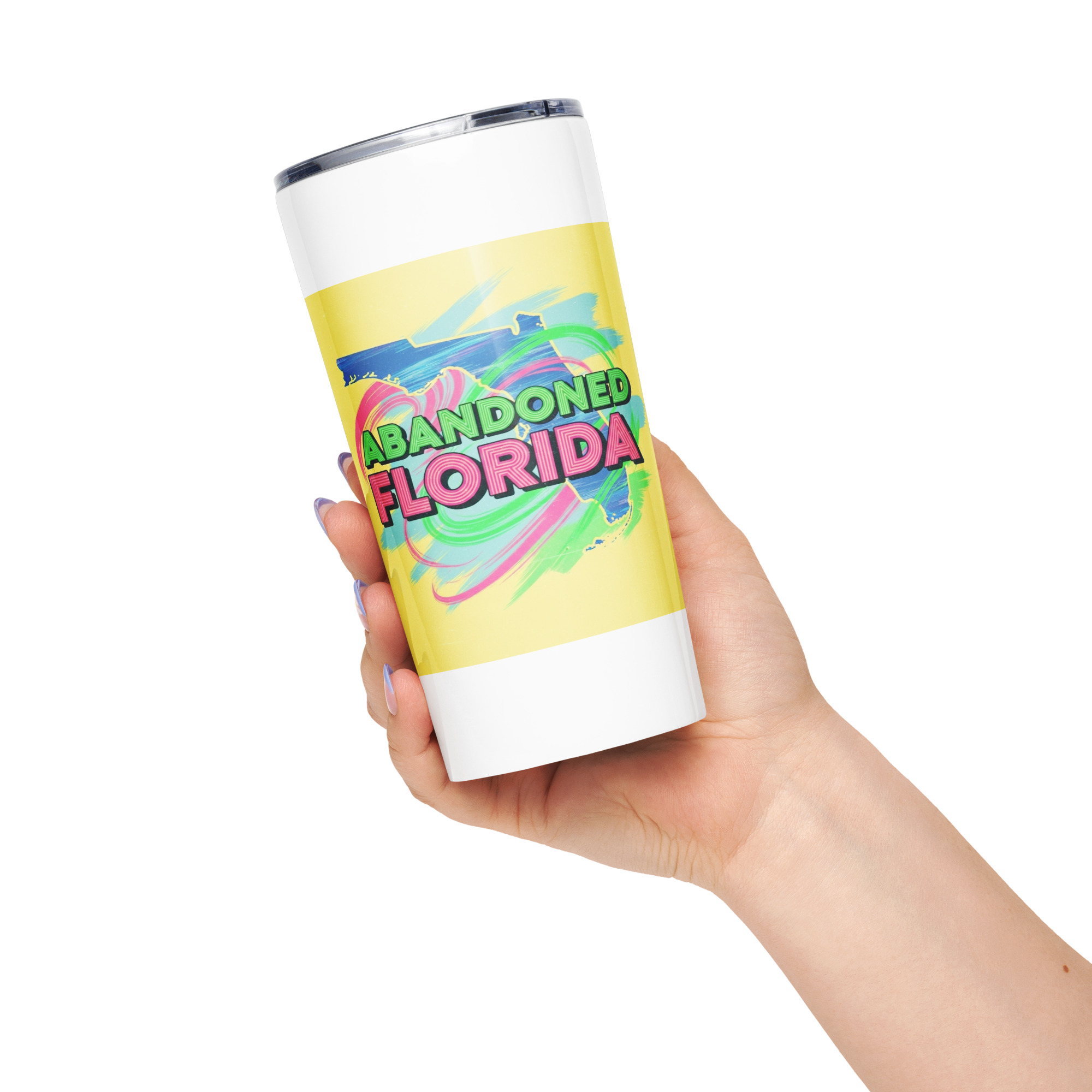 Abandoned Florida 6 (Tapered stainless steel tumbler)