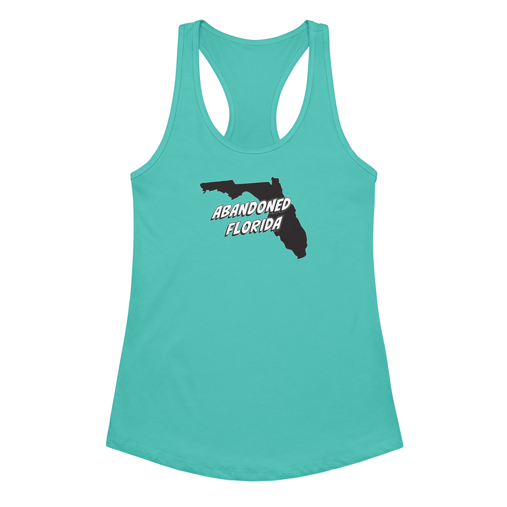 Abandoned Florida 1 (Women’s fitted racerback tank top)