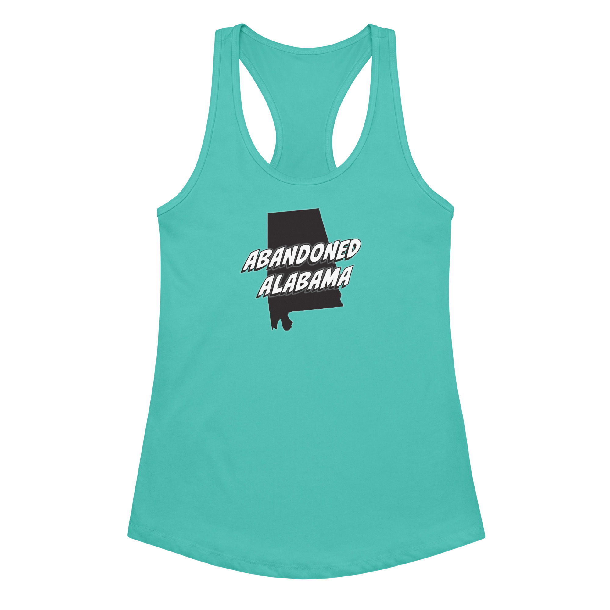 Abandoned Alabama 1 (Women’s fitted racerback tank top) - Image 4