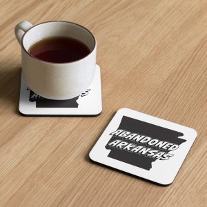 Abandoned Arkansas 1 (Cork-back coaster)