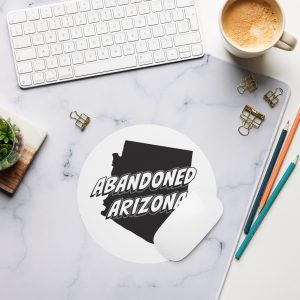 Abandoned Arizona 1 (Round mouse pad)