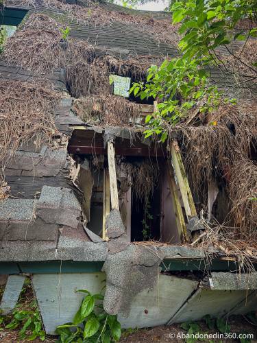An abandoned A-Frame style house in Central Florida.