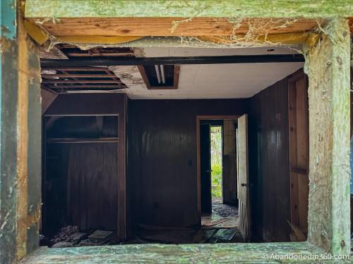 An abandoned A-Frame style house in Central Florida.