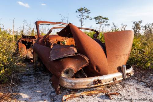 Abandoned Car in Bull Creek WMA