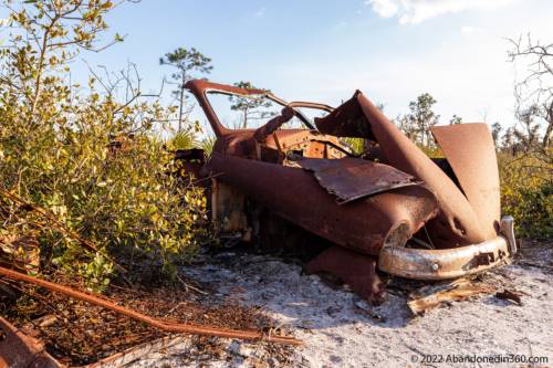 Abandoned Car in Bull Creek WMA