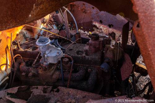 Abandoned Car in Bull Creek WMA