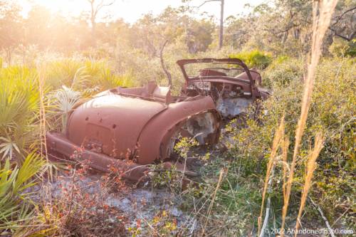 Abandoned Car in Bull Creek WMA