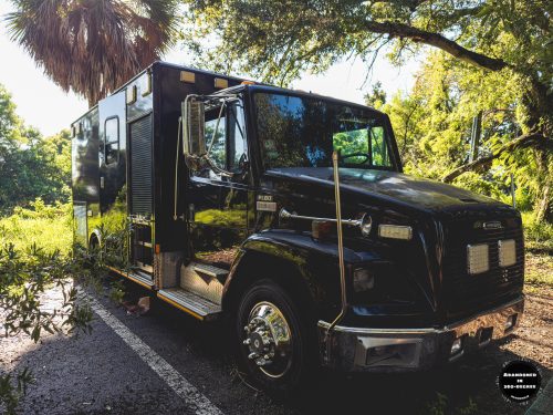 An abandoned Florida Highway Patrol Control Center