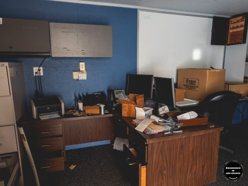 An abandoned Florida Highway Patrol Control Center
