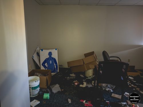 An abandoned Florida Highway Patrol Control Center