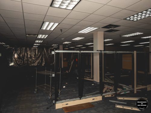 An abandoned Florida Highway Patrol Control Center