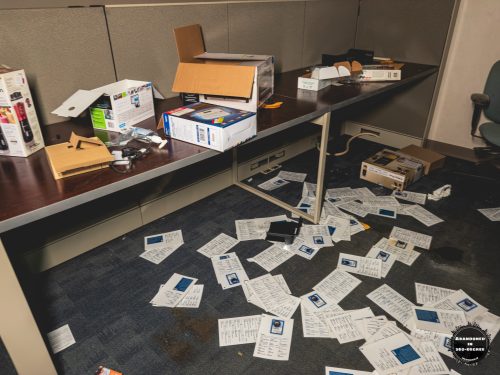 An abandoned Florida Highway Patrol Control Center