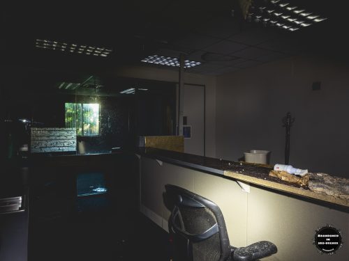 An abandoned Florida Highway Patrol Control Center