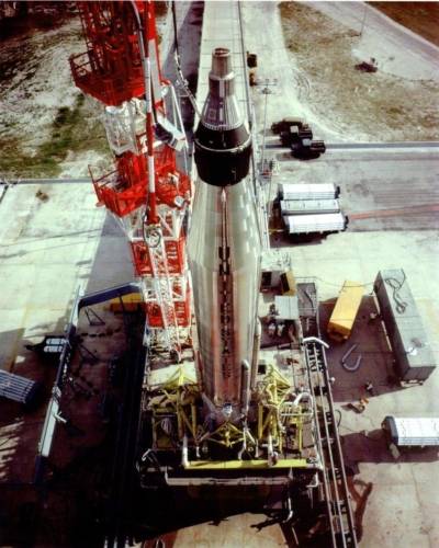 Mercury Atlas on launch pad 14