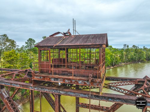 Ocmulgee River Train Swing Bridge
