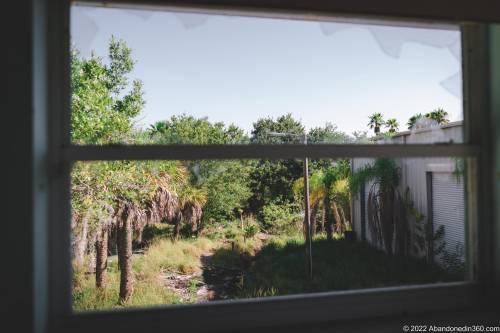 The abandoned paradise mini golf complex on Merritt Island, Florida.