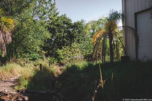The abandoned paradise mini golf complex on Merritt Island, Florida.