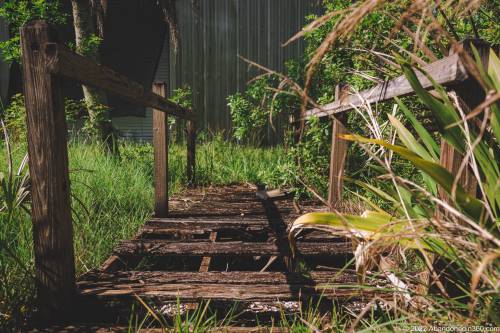 The abandoned paradise mini golf complex on Merritt Island, Florida.