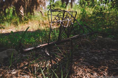 The abandoned paradise mini golf complex on Merritt Island, Florida.